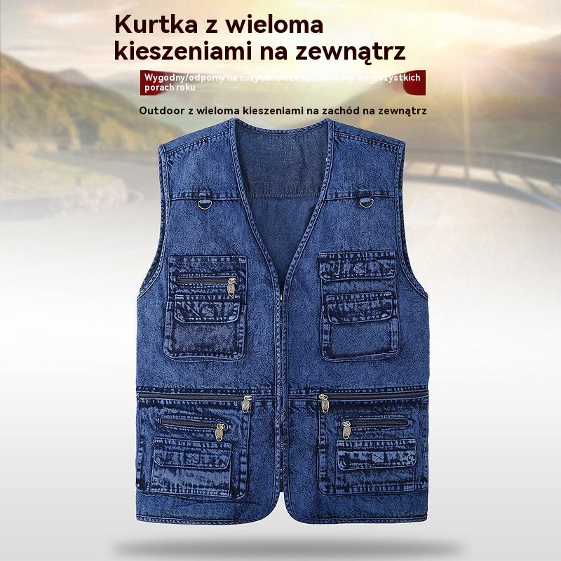 🔥 【Kup 1, otrzymaj 1 gratis】🦺50% OFF【XL-7XL】Ponadczasowy design, solidne wykonanie – kamizelka, która zawsze pasuje