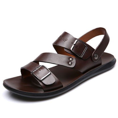 🔥[50% taniej]🔥 👟 Nowe męskie sandały letnie z miękkiej skóry naturalnej