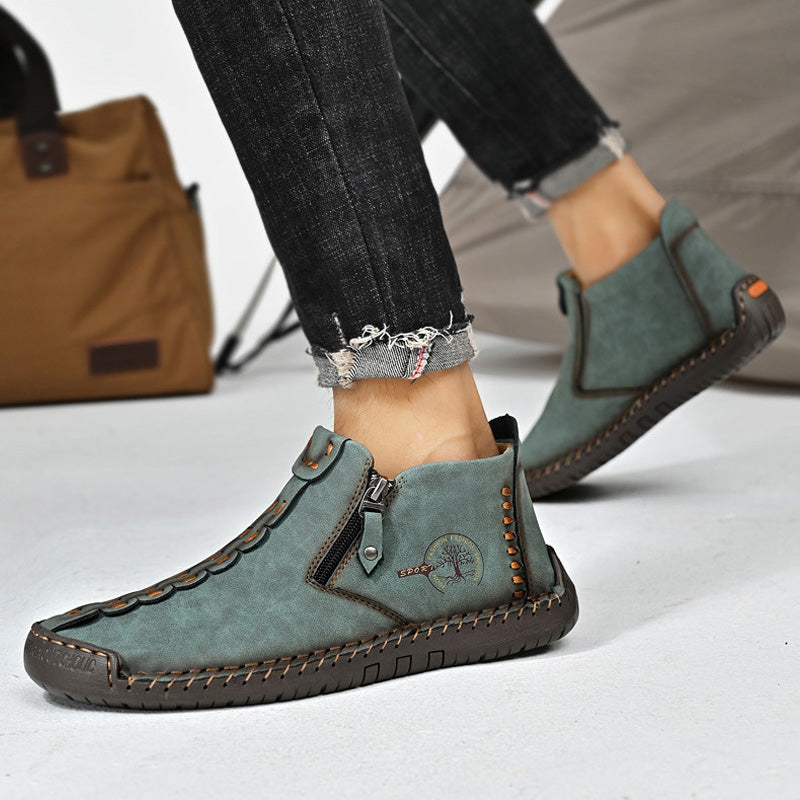 👞💥【Sezonski popust 50%】Novost Zima 2025: Moški Martens čevlji z mehko krzneno podlogo in zadrgo