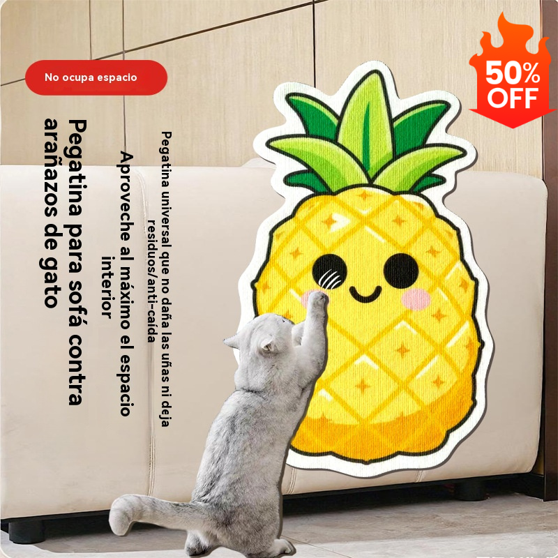 🏆【🔥Súper Ventas】🐱 Rascador Vertical para Gatos - Diseño de Cubo Autoadhesivo - Sin Agujeros, Pegar y Listo,¡Adiós a los arañazos en muebles!