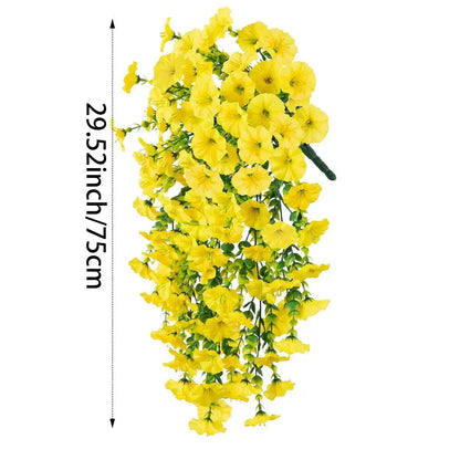 🔥【4 piezas】Flores artificiales colgantes