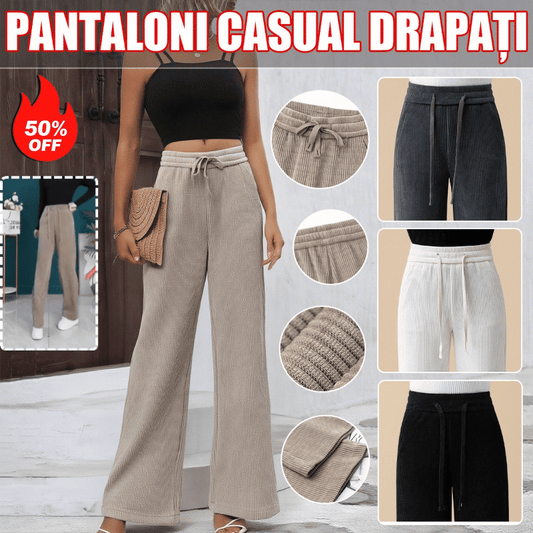 Nuevos pantalones elásticos sueltos para mujer【40-110KG】