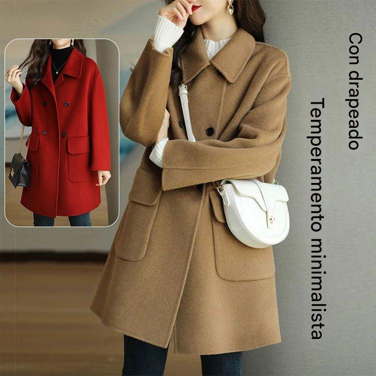 🌈🩰 Nueva chaqueta de cachemir de doble cara de alta calidad para otoño-invierno