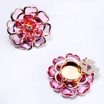 💎🌺Botones de camisa con decoración de esmalte, adornos de diamantes de imitación de bronce antiguo, cubrebotones, broches y gemelos.