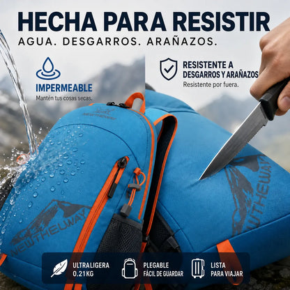 🏆 ¡Precio especial del último día! 🎒 Mochila de camping plegable y resistente al agua