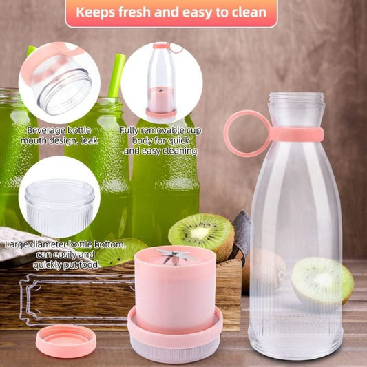 ✨🍎【¡50% de descuento!】Exprimidor Portátil: llévatelo a cualquier parte y disfruta de zumos de frutas y verduras frescos y saludables en cualquier momento.
