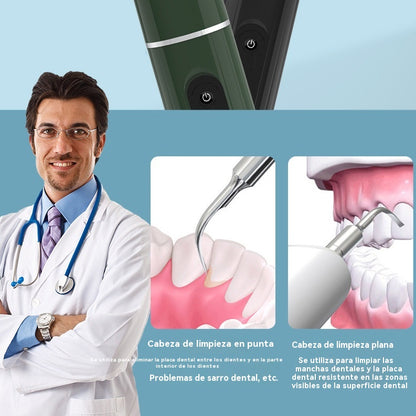 ✨🦷【SMART🔥-40%】Limpiador dental ultrasónico 2 en 1, eliminador de sarro y cepillo de dientes eléctrico