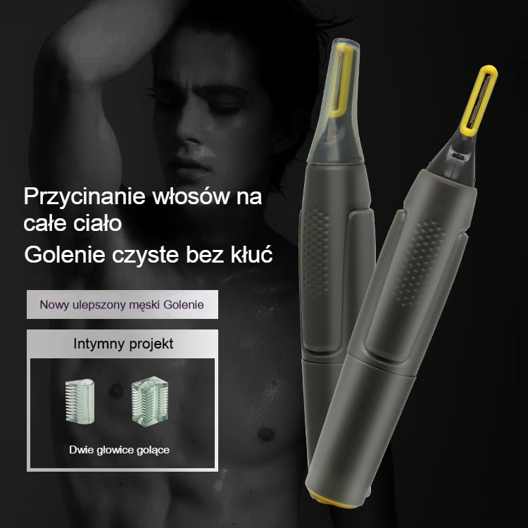 👨🔥 Męski Trymer do Nosa 2026 🔥 Elektryczny, Akumulatorowy i Przenośny ✂️ Zestaw 3 w 1 do brwi i bokobrodów. Bezpieczny i łagodny dla skóry! ✅