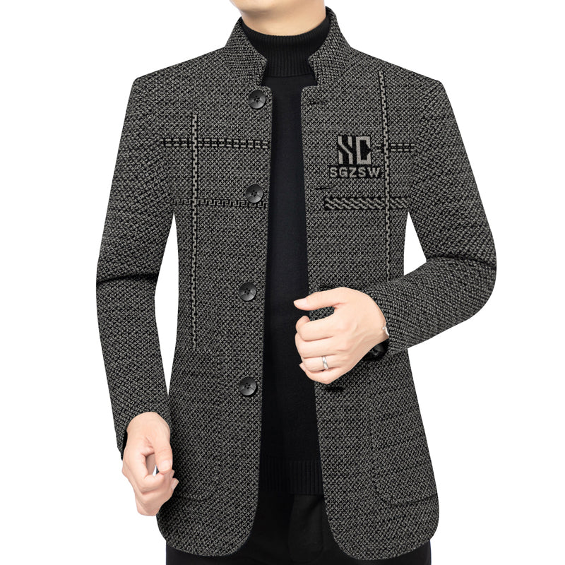 🧥¡60% de descuento!🔥 Abrigo de invierno para hombre, con corte 3D, grueso y resistente al viento, imprescindible para el frío exterior. ❄️✨【40-90 kg】