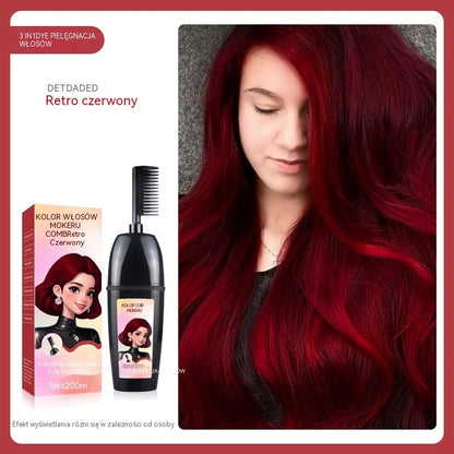 Płatność przy odbiorze🦄 Grzebień do farbowania włosów 3 w 1 – skuteczne pokrycie siwych włosów 💇‍♀️