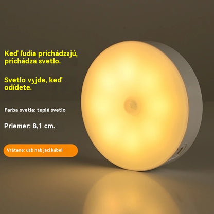 🏡💡【Kúpte 1 a získajte 1 zadarmo】🔥Inteligentné LED svetlo so snímaním ľudského tela, ľahko sa nabíja a je praktické