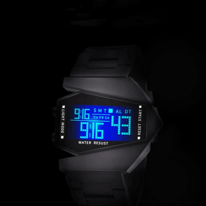 📢【Купи едно, получи едно безплатно】📢 50% отстъпка! ! ⏰ Креативен LED часовник „Пилот“ – футуристичен дизайн, цветен дисплей, идеалният модерен подарък за 2026 г. ✨