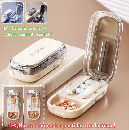 💊【¡Compra 1 y llévate 1 gratis!】🧰 Pastillero multifuncional portátil, hermético y a prueba de humedad