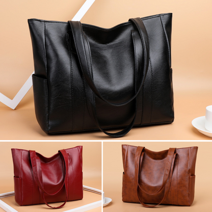 ✨👜【50% popust】【Velika kapaciteta】Ženska torba za čez ramo iz mehkega usnja, novost 2025.