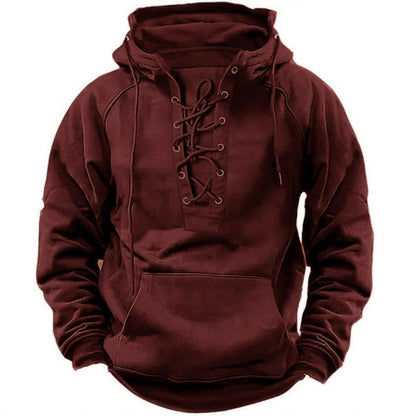 【S-3XL】Nueva sudadera con capucha holgada para hombre, otoño/invierno