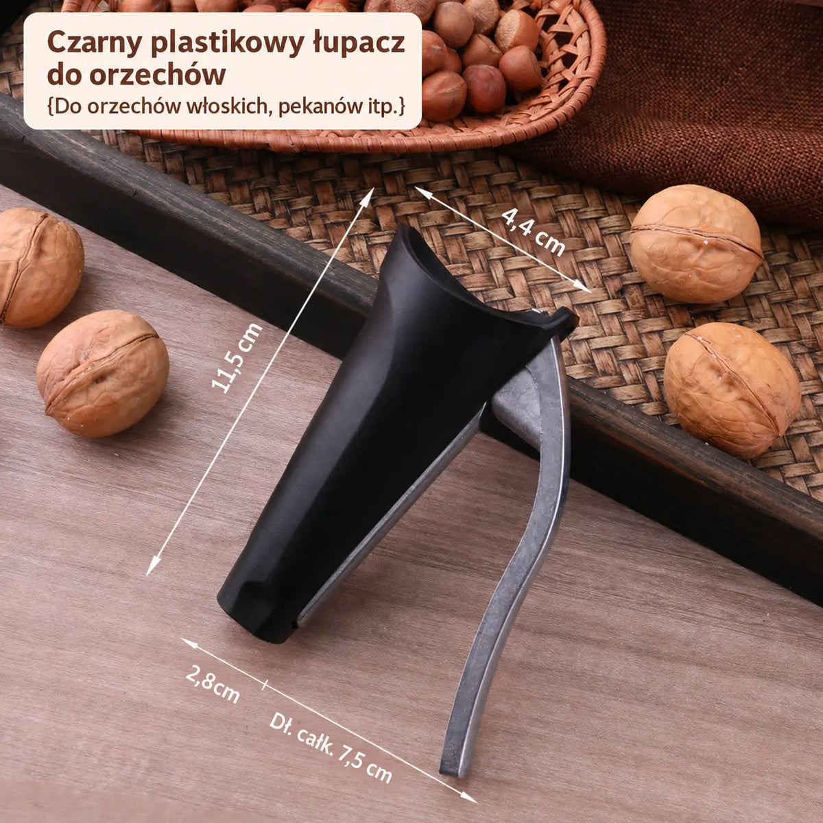 🌰【Kup 1, drugi GRATIS 🔥 2 sztuki za 109 zł】Wielofunkcyjny dziadek do orzechów