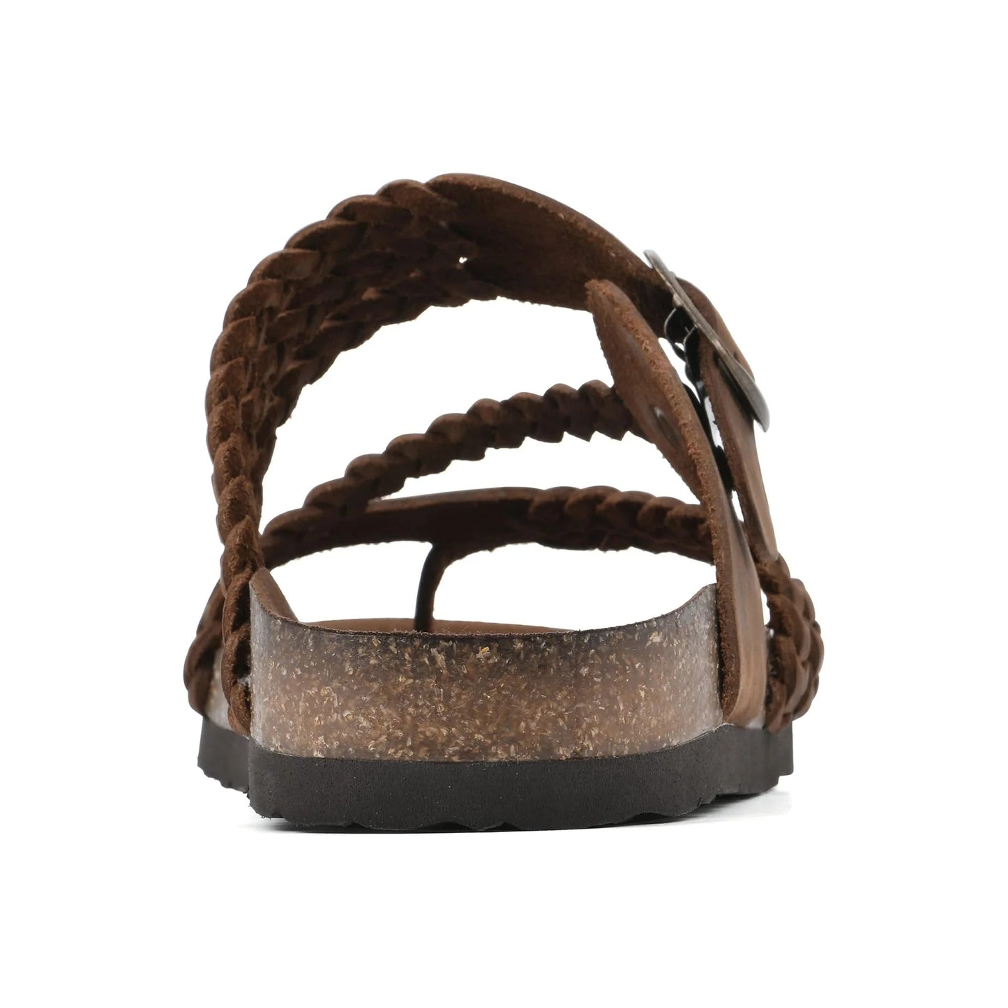 Sandalias Sahara - Sandalias de Cuero Trenzado con Suela de Corcho