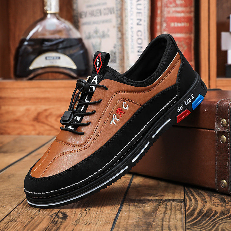 💯🔥【39-48】Muške poslovno-ležerne cipele izrađene su od vodootporne i otporne na mrlje kože s mekim potplatom za udobno nošenje.