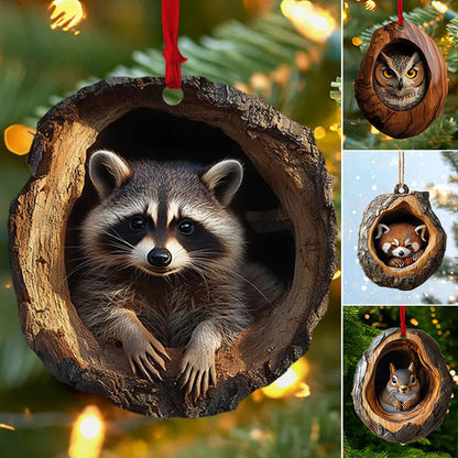 🎄【5 PCS】🎄Critter decoración del árbol de Navidad. Decoración colgante para animales pequeños.