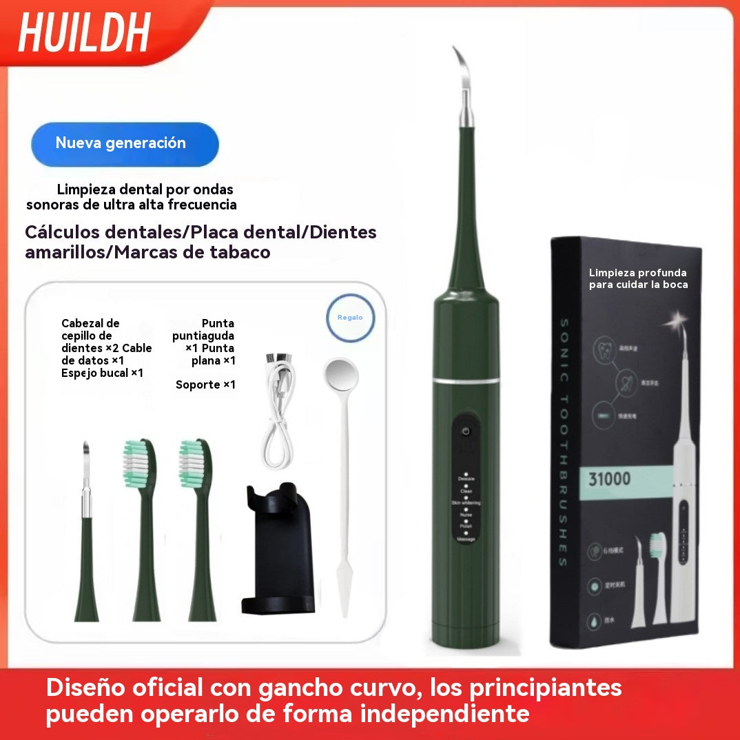 🔥49%OFF✨🦷2 v 1 ultrazvukový čistič zubov, odstraňovač zubného povlaku a elektrická zubná kefka.