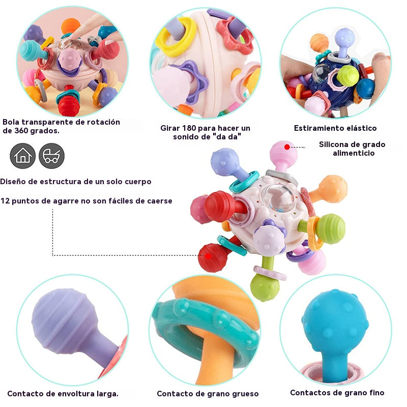 👶👶Regalos perfectos para bebés para niños y niñas: juguetes sensoriales para la dentición para niños