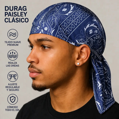 🏝【Paquete de gran valor – 5 piezas】Elegante sombrero/pañuelo para la cabeza de estilo retro hecho de seda transpirable