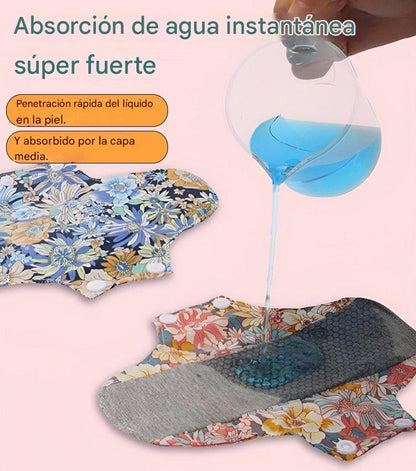 🔥🌈【Compre 2 y obtenga 3 gratis】Almohadilla antibacteriana de algodón y grafeno lavable