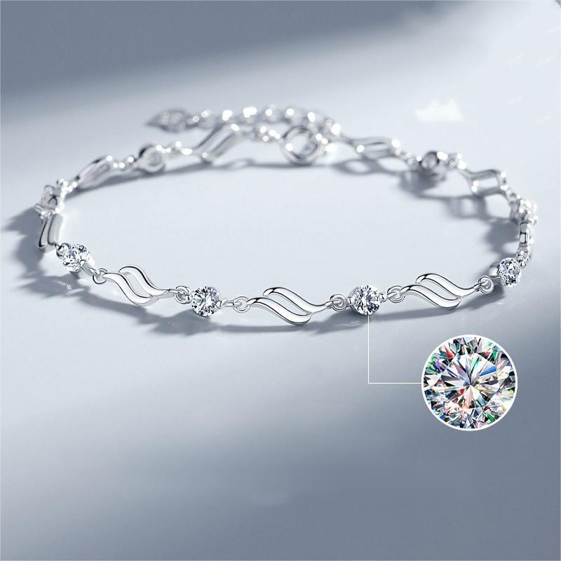 ✨💎【Kúpte 1 a získajte 1 zadarmo】 925 strieborný náramok lásky – čistá láska