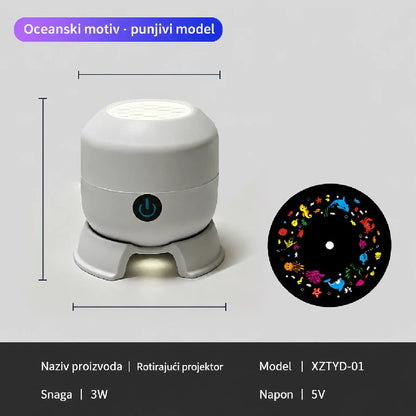 Dinamični rotirajući LED projektor