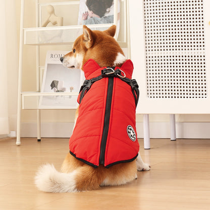 🐕‍🦺【50% de descuento】Traje de esquí de otoño/invierno para mascotas, chaqueta de algodón impermeable y cálida para perros