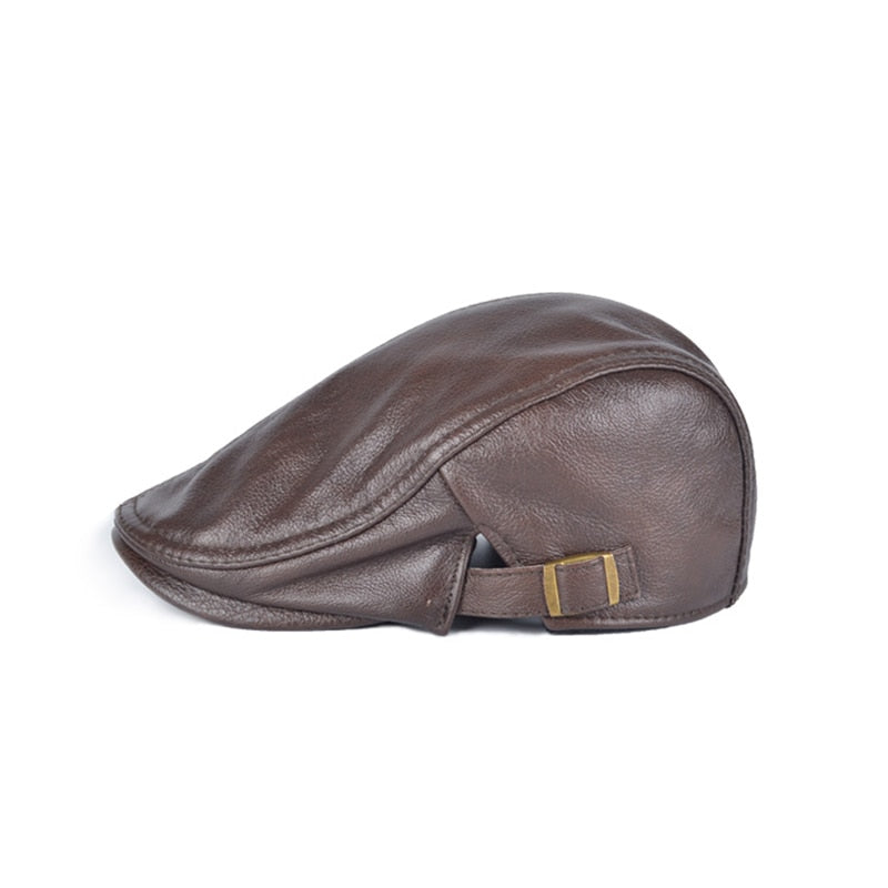 🐏Gorro de piel de oveja de tamaño ajustable para hombre.