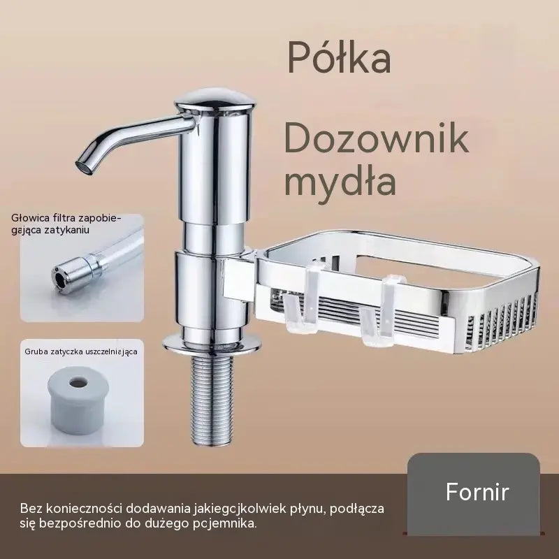 【Płatność przy odbiorze】Zestaw przedłużający rurę dozownika mydła do umywalki łazienkowej