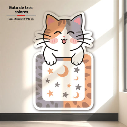 🏆【🔥Súper Ventas】🐱 Rascador Vertical para Gatos - Diseño de Cubo Autoadhesivo - Sin Agujeros, Pegar y Listo,¡Adiós a los arañazos en muebles!