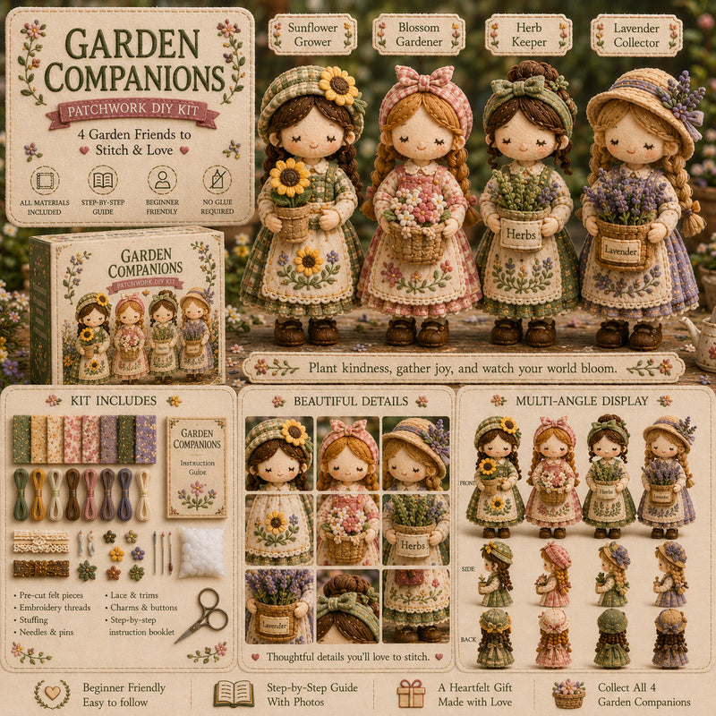 🎁Último día: ¡Disfruta de un 49% de descuento! 🧵 Kit de patchwork para armar en miniatura de la serie Mundo en miniatura.