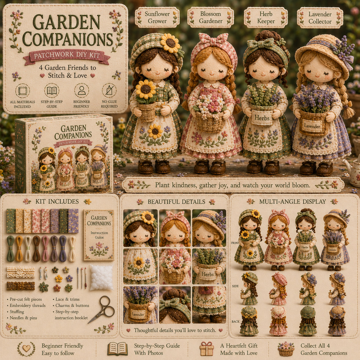 Ostatni dzień: Skorzystaj z 49% zniżki! 🧵 Miniaturowy zestaw patchworkowy z serii Miniature World.