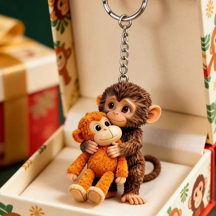 Купете 1, вземете 1 безплатно 🏆 60% отстъпка - 🐵 3D ключодържател с вирусна боксова маймуна 💕