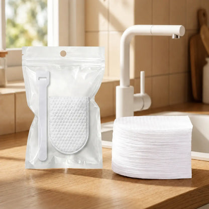 🚰 150 filtrów + 30 pasków na rzep✨ Filtr przeciwrozpryskowy do baterii kuchennej | W kilka sekund filtruje osad, rdzę i zanieczyszczenia 💧