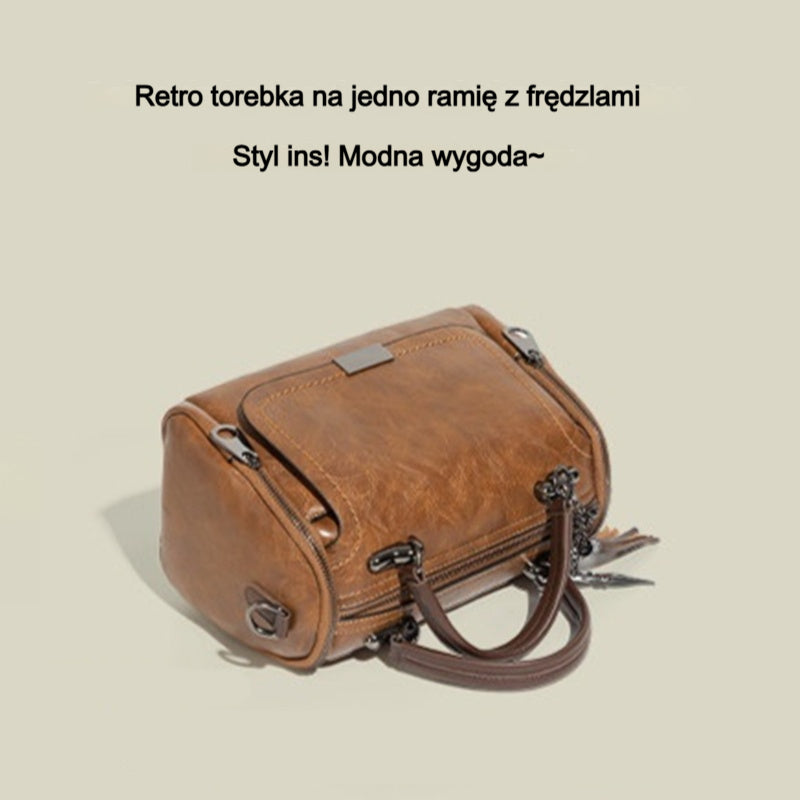 🌸 Retro urok w nowoczesnym wydaniu! 👜 Torebka patchwork z frędzlami – Twój must-have na 2026 rok! ✨💃