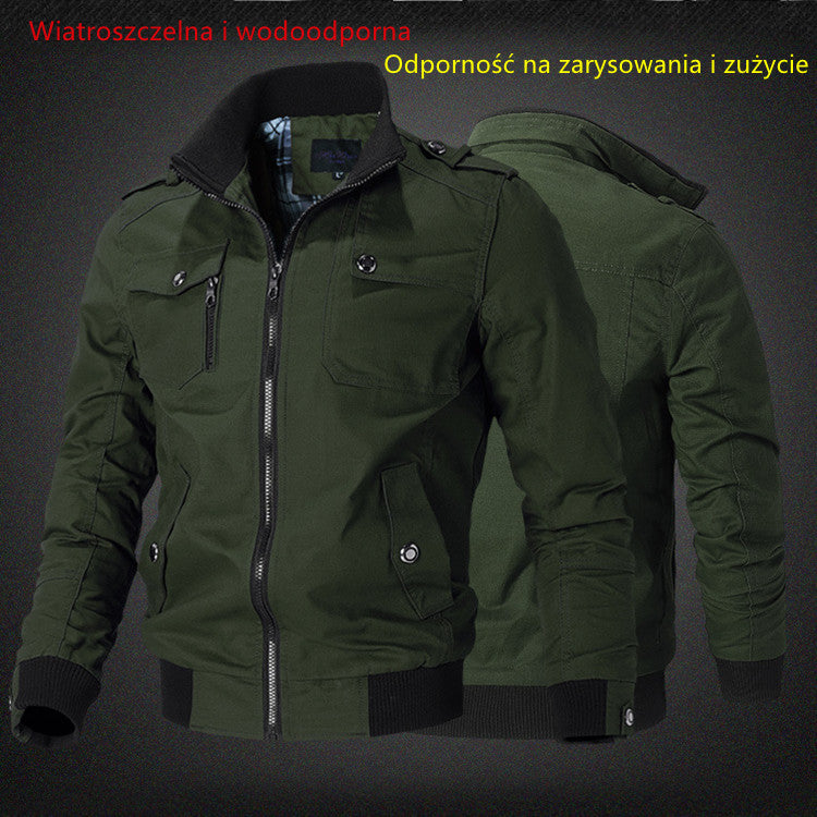 🔥 【M–5XL】Ново мъжко военно яке