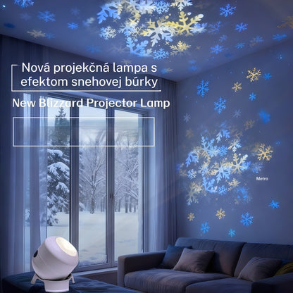 Dynamický rotujúci LED projektor