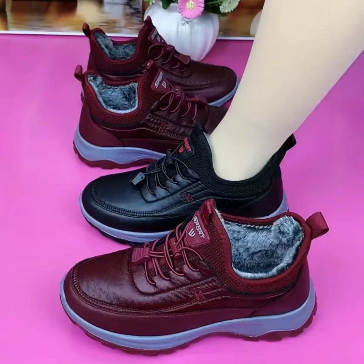 🌈⛄【35-41】Nove ženske udobne jesenje i zimske tenisice od prave kože s mekim potplatom