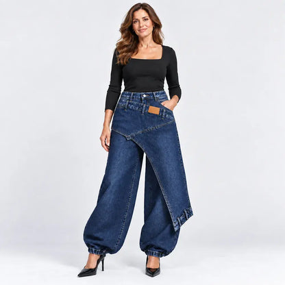 👖【XS-3XL】Stylowe i wygodne jeansy z szerokimi nogawkami