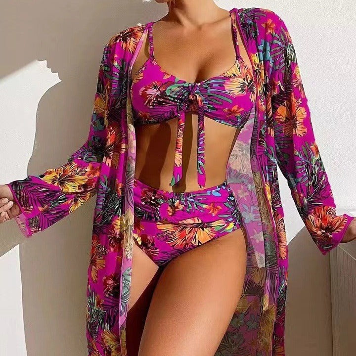 👙☀️【S-2XL】Нов комплект бански от 3 части 2026