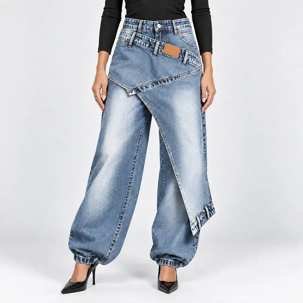 👖【XS-3XL】Stylowe i wygodne jeansy z szerokimi nogawkami