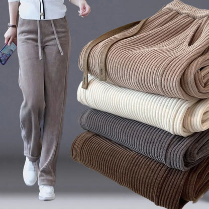Nuevos pantalones elásticos sueltos para mujer【40-110KG】