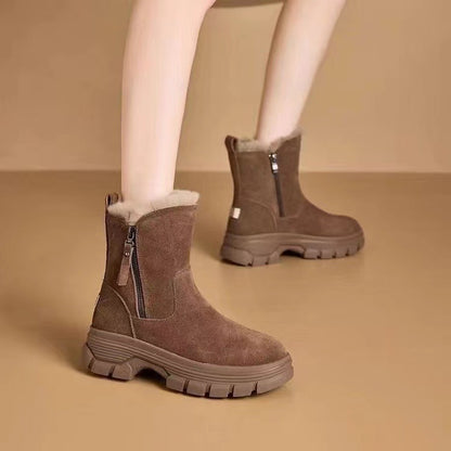 💖⛄️ POPUST OGRANIČENO VRIJEME👢【35-40】Nova kolekcija jesen-zima 2025, kožne Martin čizme s podlogom, grube i tople.