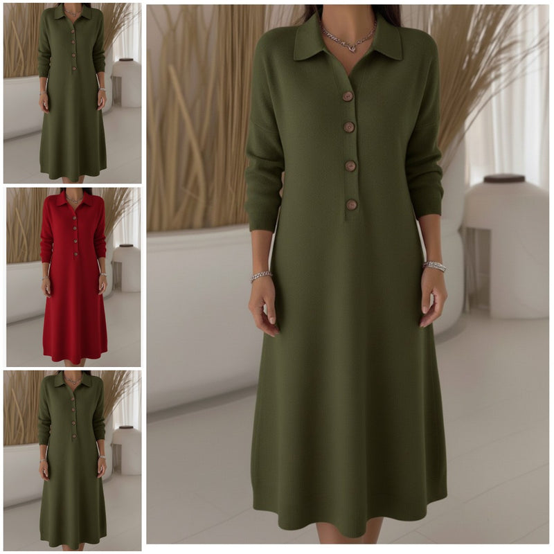 🔥✨ Wysokiej jakości tkanina 【S-3XL】👗 2026 Nowa modna dzianinowa sukienka