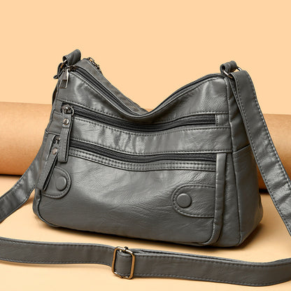💥👜2026 Nuevo bolso de hombro de cuero suave de gran capacidad