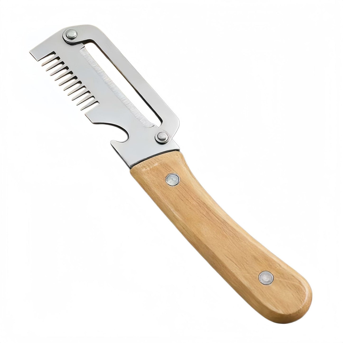 ✅【Купете 2, вземете 2 безплатно!】🧅🔪 Многофункционална кухненска белачка 3 в 1: Бели, реже и отваря капачки от бутилки! 🔥