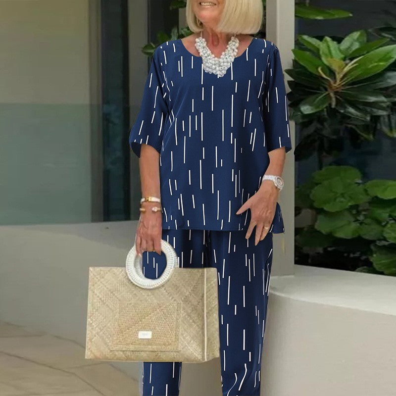 🔥✨【Krótki rękaw + spodnie】👚👖2026 lato nowy wysokiej jakości modny wygodny swobodny damski garnitur（S-5XL）